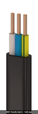 Кабель ВВГ Пнг(А)-LS 3х1,5 (ГОСТ)