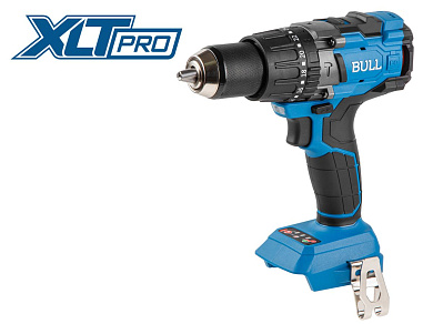 Аккум. дрель-шуруповерт BULL SR 1805 в кор. XLTpro SOLO БЕСЩЕТ., 18 В, 120 Н*м, БЗП(мет.) 13 мм (Доп. функции: Ударное сверление, "AntiKickback", режим "TURBO")