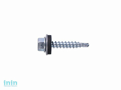 Саморез кровельный 6.3х51 мм цинк, шайба с прокл., PT3 (150 шт в карт. уп.) STARFIX (по металлу)