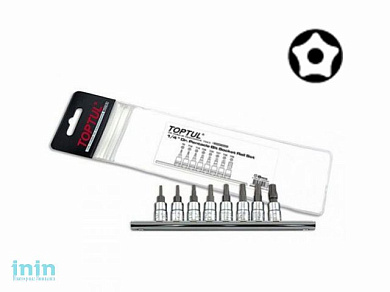 Набор бит 1/4"  8шт. TOPTUL (GAAG0805)