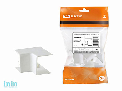 Угол внутренний КМВ 16х16  (4 шт./уп.) TDM