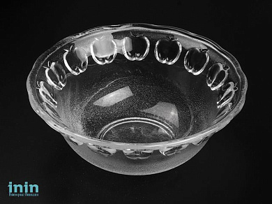 Салатник стеклянный, круглый, 170 мм, Яблоки, PERFECTO LINEA