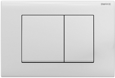 BURKE клавиша смыва тип 01 белый глянец/белый глянец