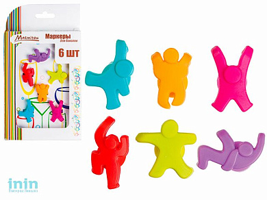 Маркеры для бокалов, 6 шт., 2,5х2,5х1 см, MARMITON