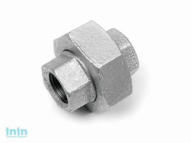 Американка под плоск. прокладку вн.-вн. 1 1/4" оцинкованн. TITAN (Livarna TITAN)