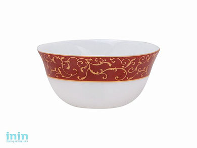 Салатник стеклокерамический, 120 мм, круглый, серия ANASSA RED (Анасса рэд), DIVA LA OPALA (Sovrana Collection)