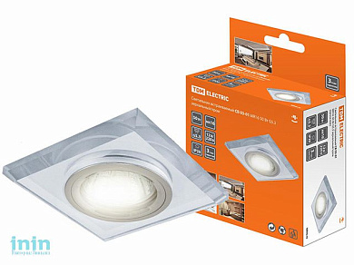 Светильник встраиваемый СВ 03-01 MR16 50Вт G5.3 зеркальный/хром TDM