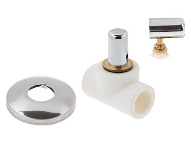 Вентиль ПП 32, ХРОМ РосТурПласт