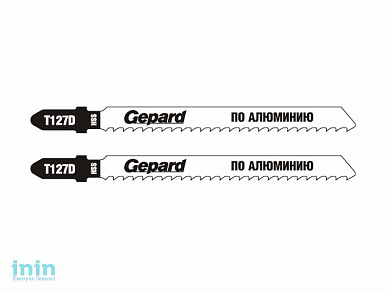 Пилка лобз. по алюминию T127D (2 шт.) GEPARD (пропил прямой, тонкий, быстрый рез)