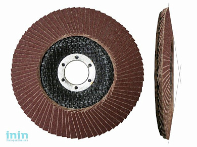 Круг лепестковый 125х22мм А36 конич. КЛТ2 (Луга) (LUGAABRASIV)