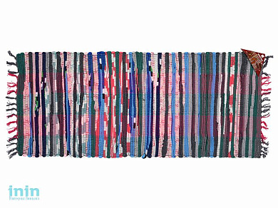 Коврик хлопковый "Вологодский", 60х140 см, VORTEX (ВОРТЕКС)