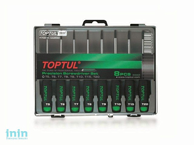 Набор отверток д/точн.работ TORX 8шт T5-T20 TOPTUL (GAAW0801)