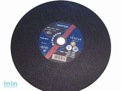 Круг отрезной 400х4.0x32.0 мм для металла Vulcan FIXED NORTON