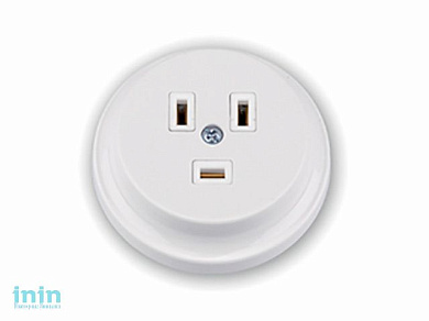 Розетка 1-ая к электроплите (скрытая, с/з) белая, Bylectrica (к электроплите для скрытой установки (для В32-071) Гарантийный срок:24 месяца)