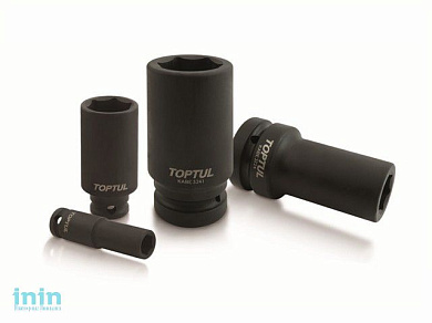 Головка ударн. 1/2"  8мм 6гр. глубокая TOPTUL (KABE1608)