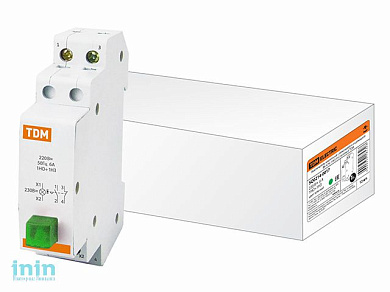 Выключатель кнопочный c фиксацией и индикацией ВК-47M 1НО,1НЗ зеленый TDM