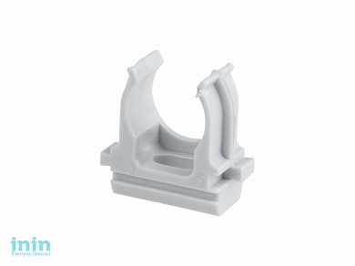 Крепеж-клипса для трубы ПВХ/ПНД 25мм (10шт) ЮПИТЕР