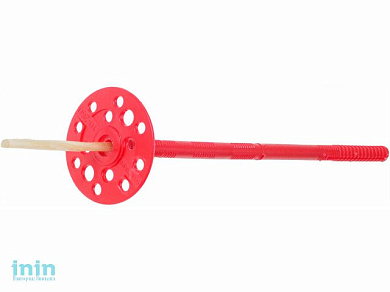 Дюбель для теплоизоляции 10х300 мм со стеклопласт. гвоздем (50 шт в коробе) STARFIX