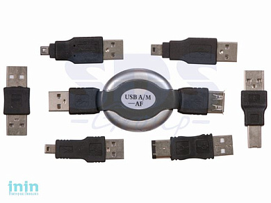 Набор USB  6 переходников + удлинитель  (тип3)  REXANT