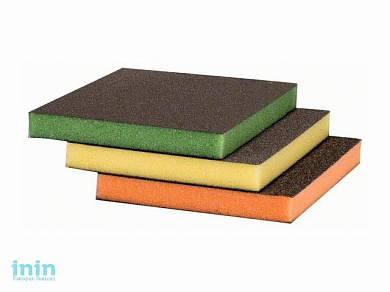 Набор губок абразивных BOSCH (3 шт.) (плоские)