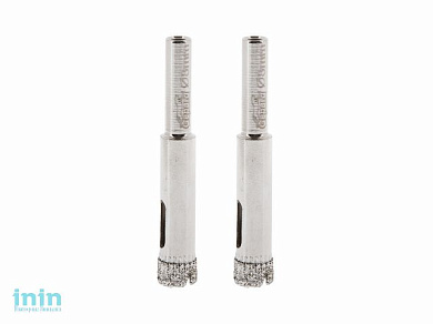 Коронка алмазная  d 8мм по стеклу и керамике 2шт. GEPARD (GP2076-08) (сверло алмазное трубчатое, 2шт)