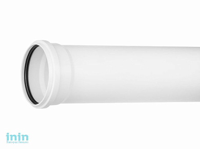 Труба для малошумной канализации 110х3,4х 250мм, белый РосТурПласт