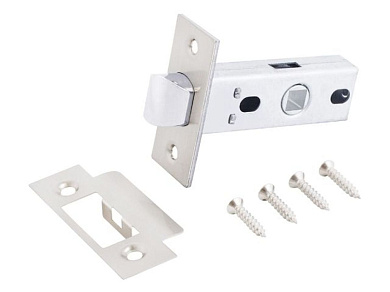 Защелка врезная межк. L45-8 SN мат.никель 25мм АЛЛЮР