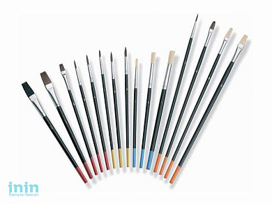 Набор кистей универсальный 15шт COLOR EXPERT (кисть корректирующая художественная)